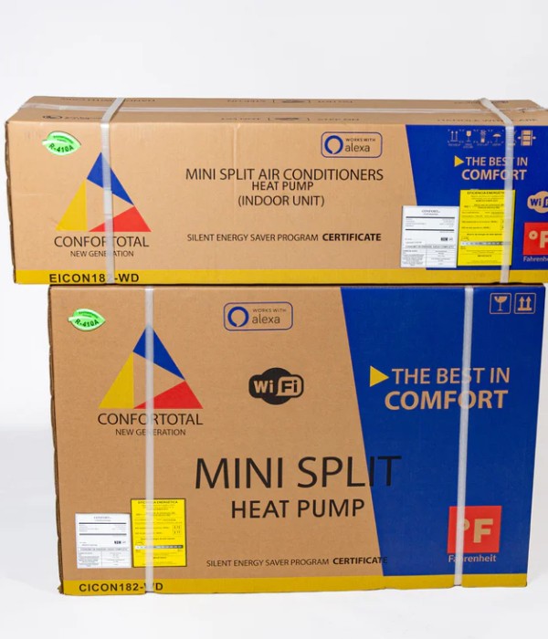 3/4 Ton 110v Mini Split Confort Total Heat Pump Standard WiFi - Model (D)